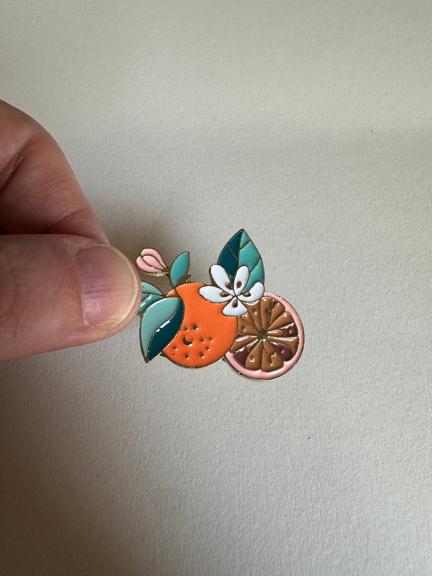 Orange You Glad You Like It Enamel Pin - Merry May