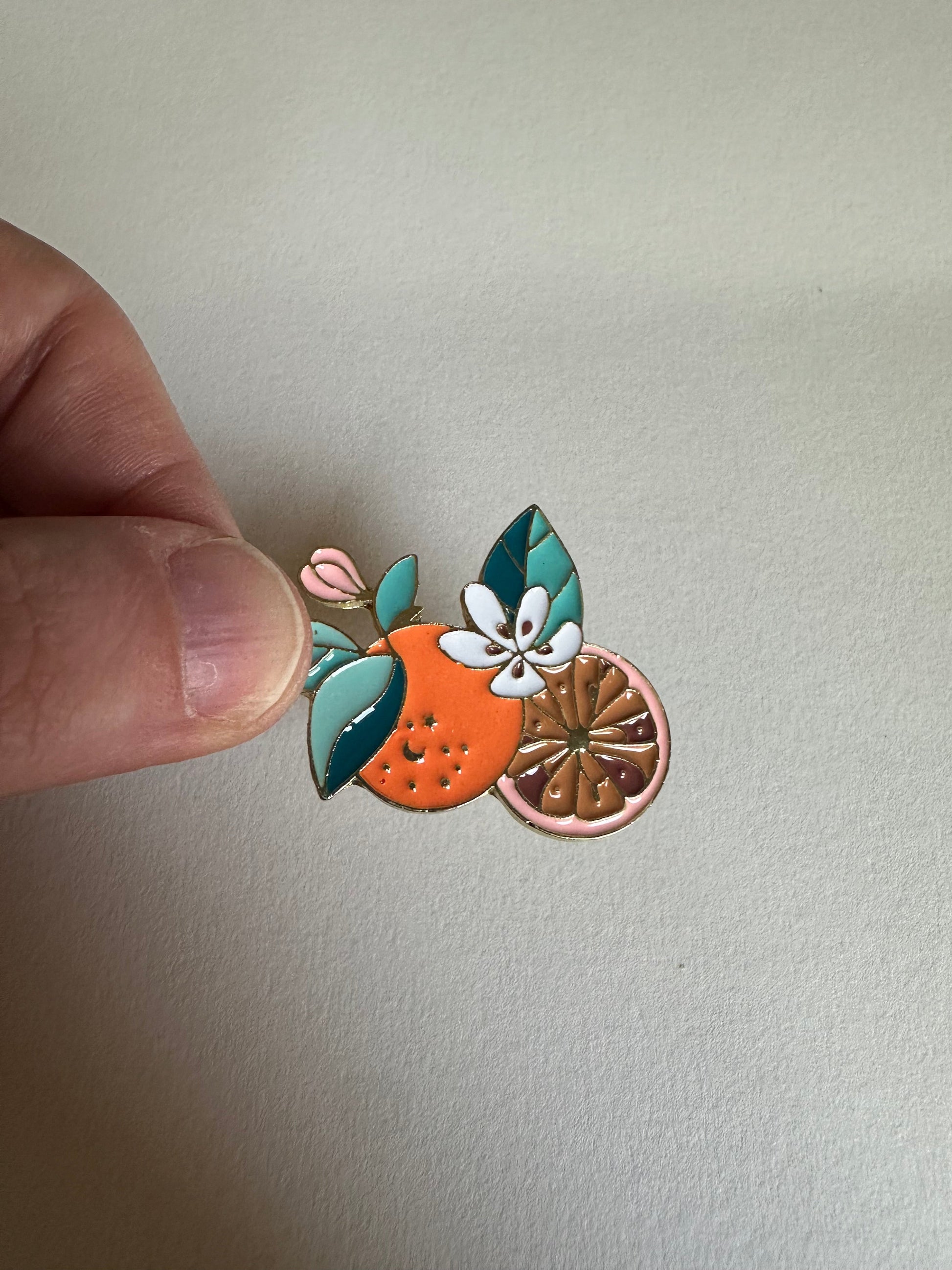 Orange You Glad You Like It Enamel Pin - Merry May