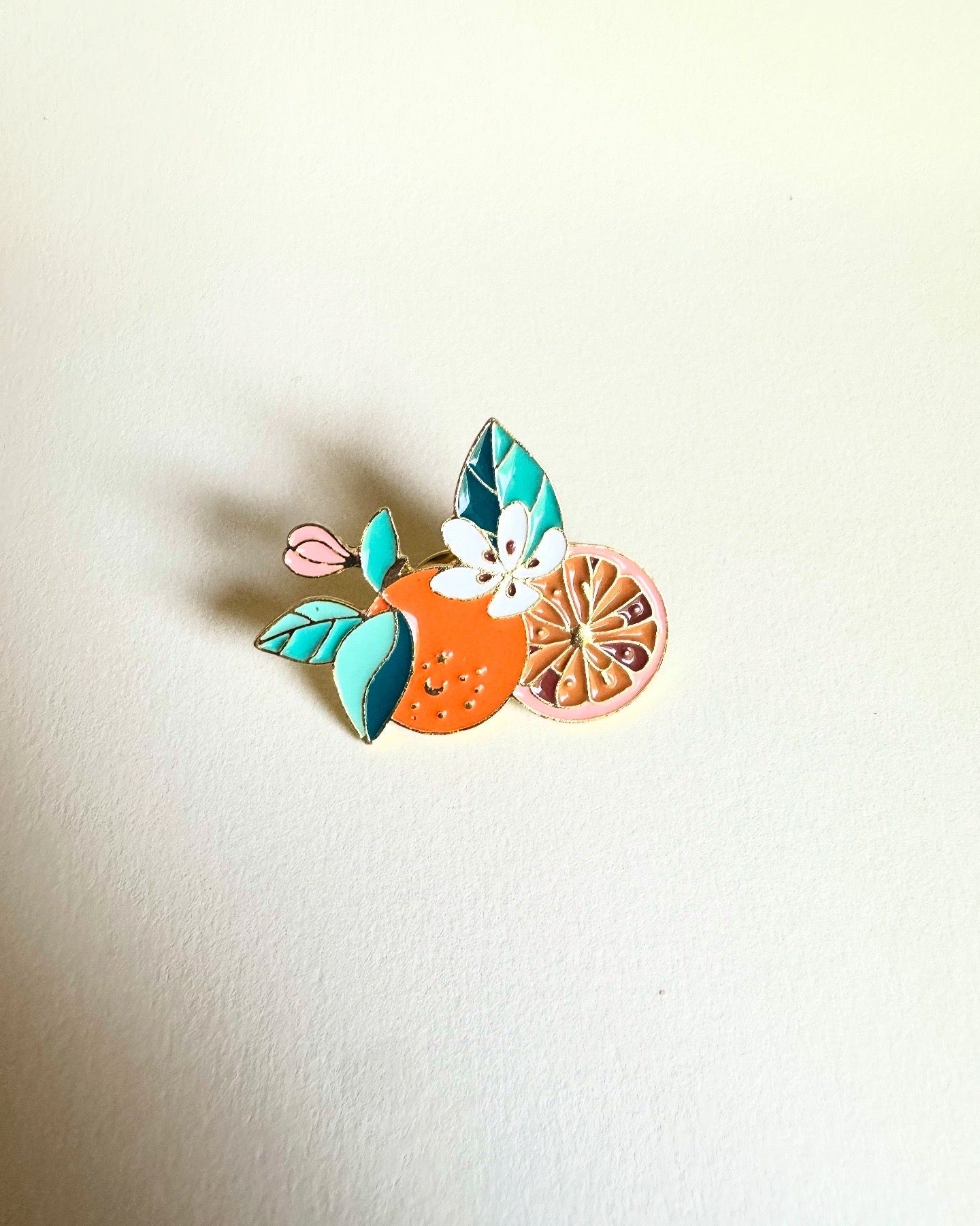 Orange You Glad You Like It Enamel Pin - Merry May