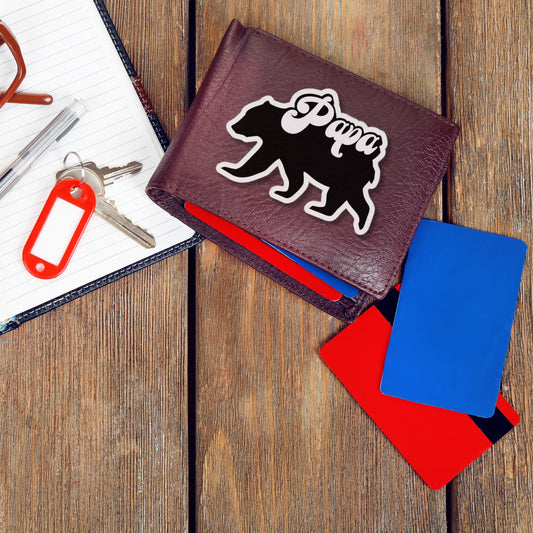 Papa Bear Vinyl Sticker, 3" x 2.2" - Merry May