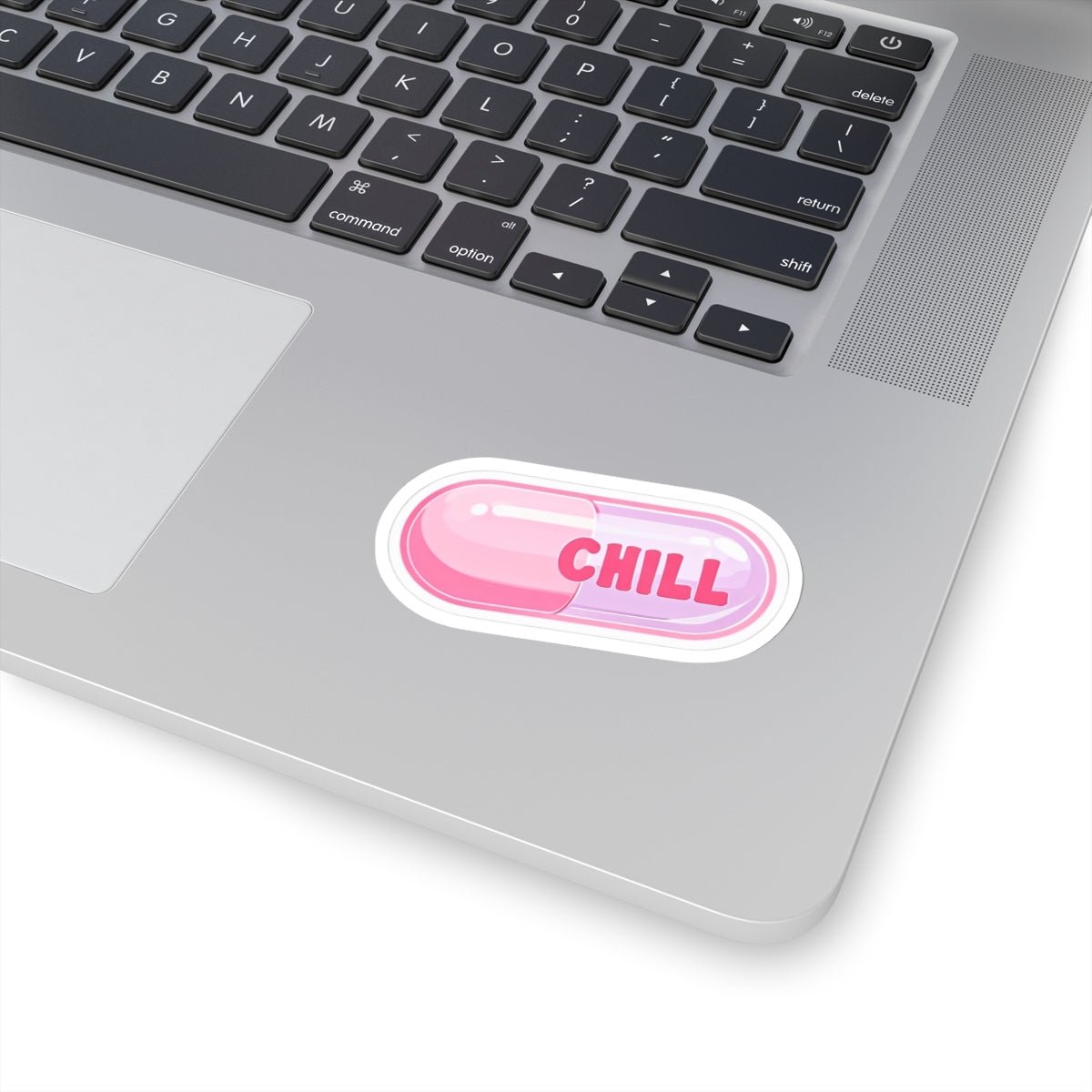 Pastel Chill Pill Vinyl Sticker, 3.0" x 1.8" - Merry May