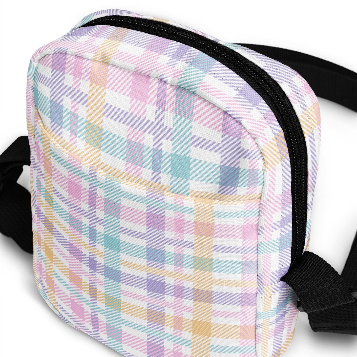 Pastel Plaid Crossbody Bag - Merry May