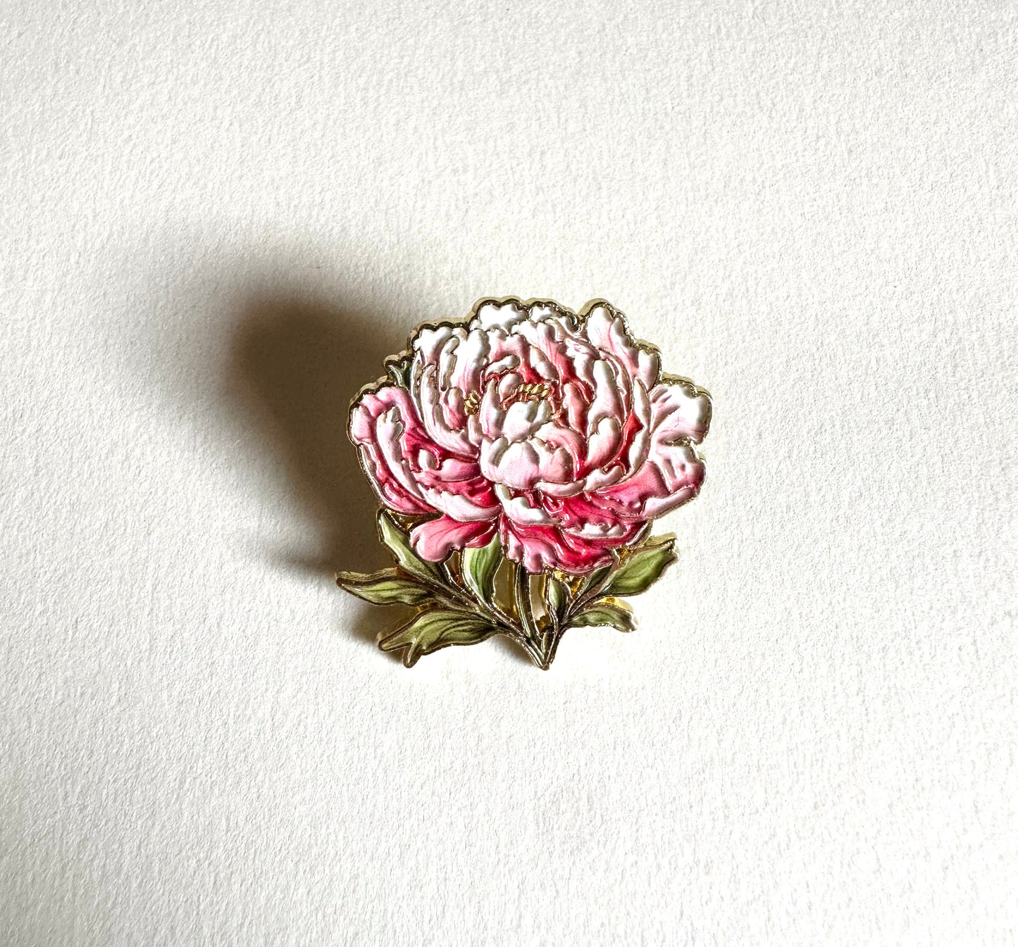 Peony Enamel Pin - Merry May