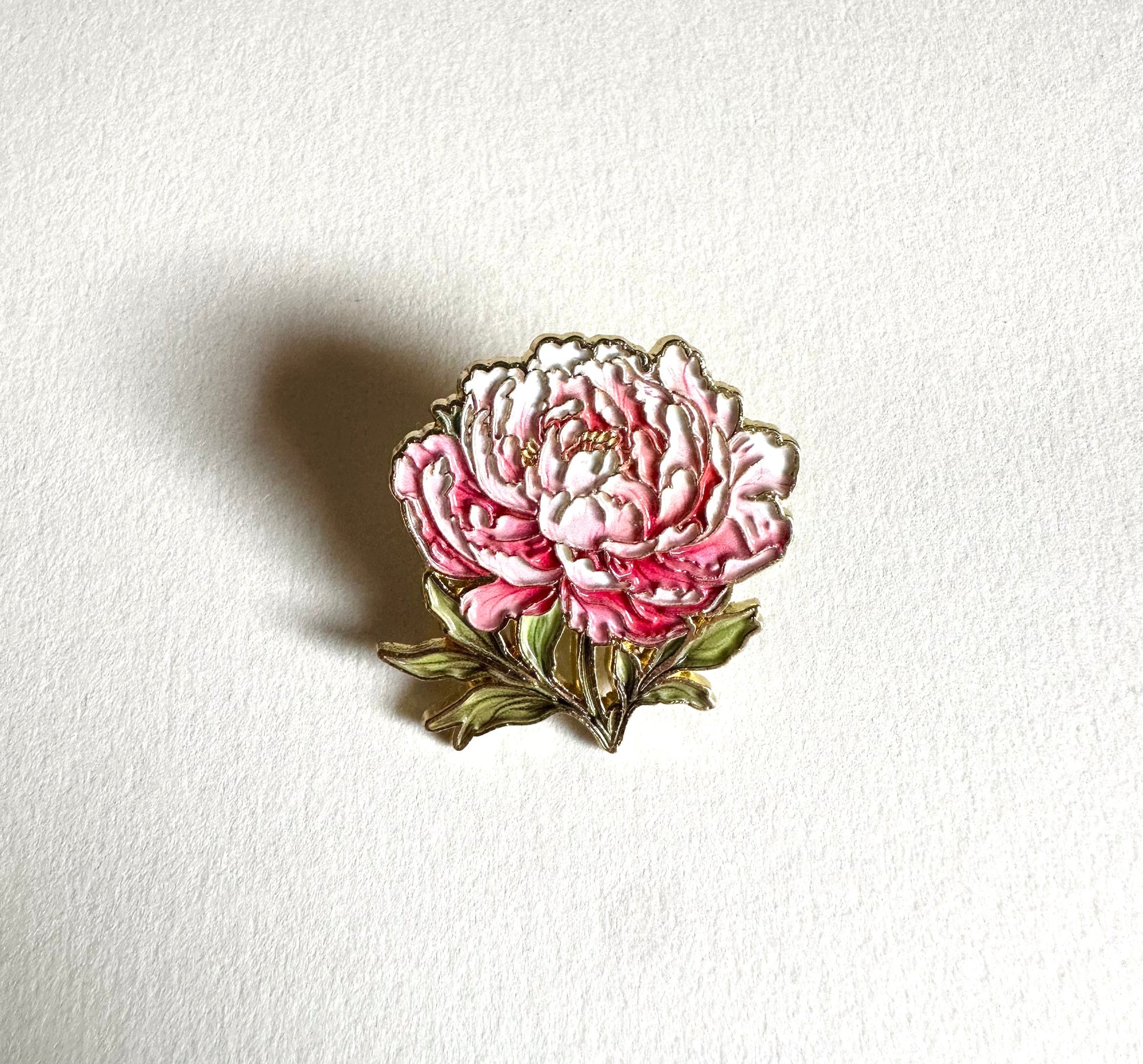 Peony Enamel Pin - Merry May