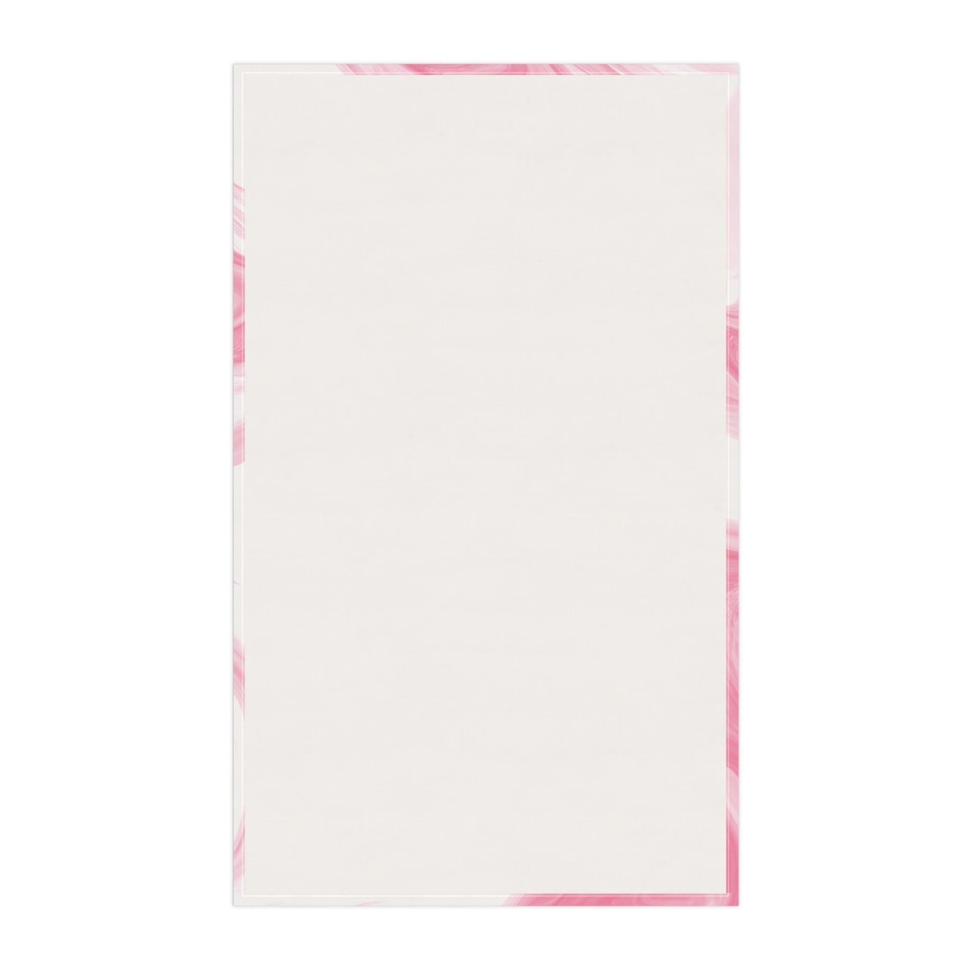 Pink Marble Swirl Tea Towel, 18” x 30” - Merry May