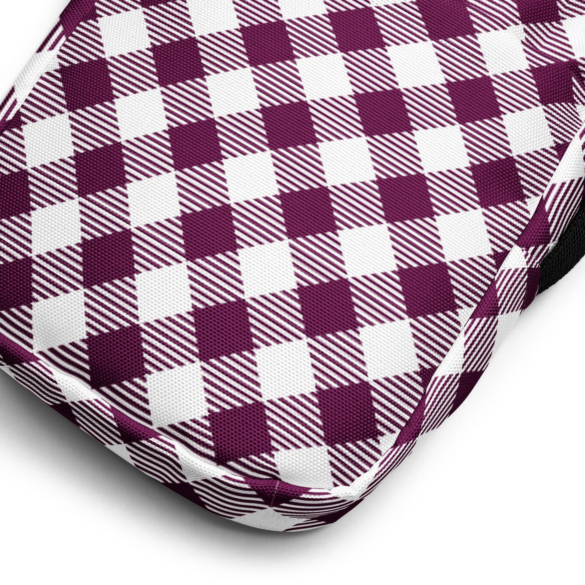 Plum Plaid Crossbody Bag - Merry May