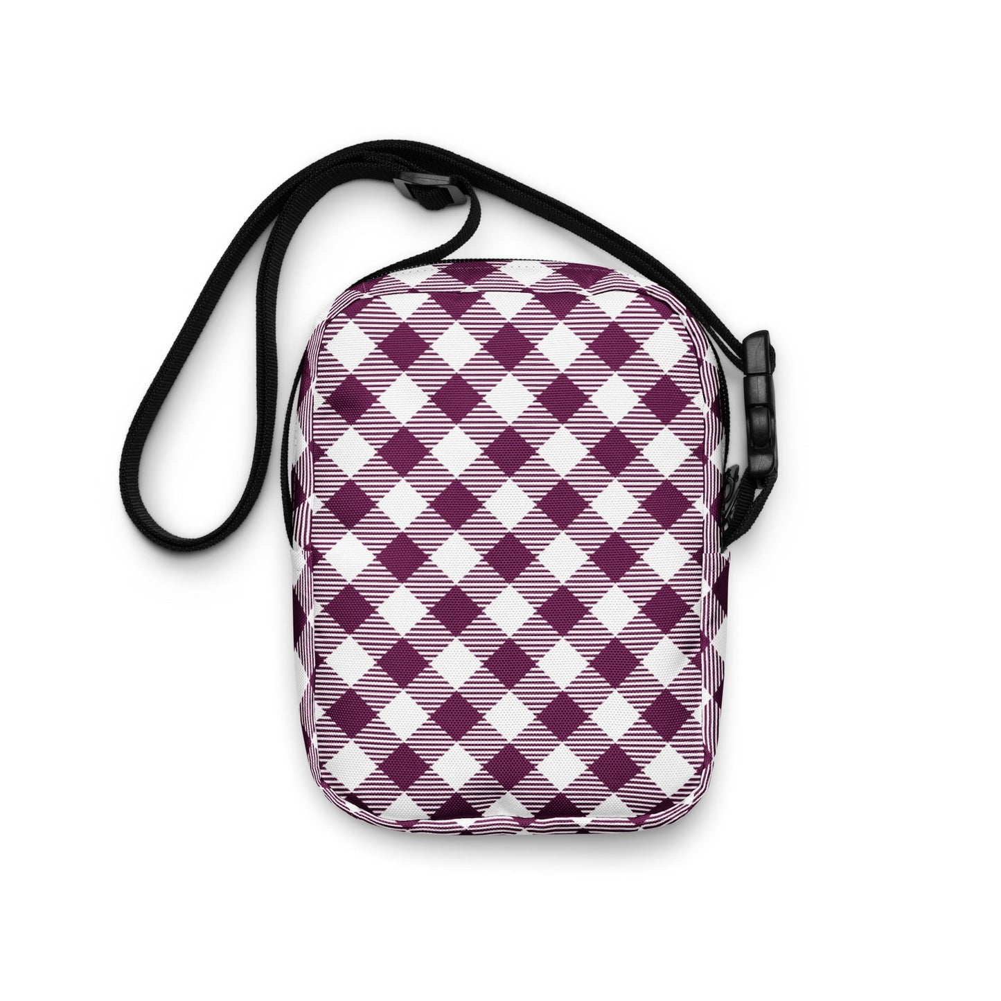 Plum Plaid Crossbody Bag - Merry May