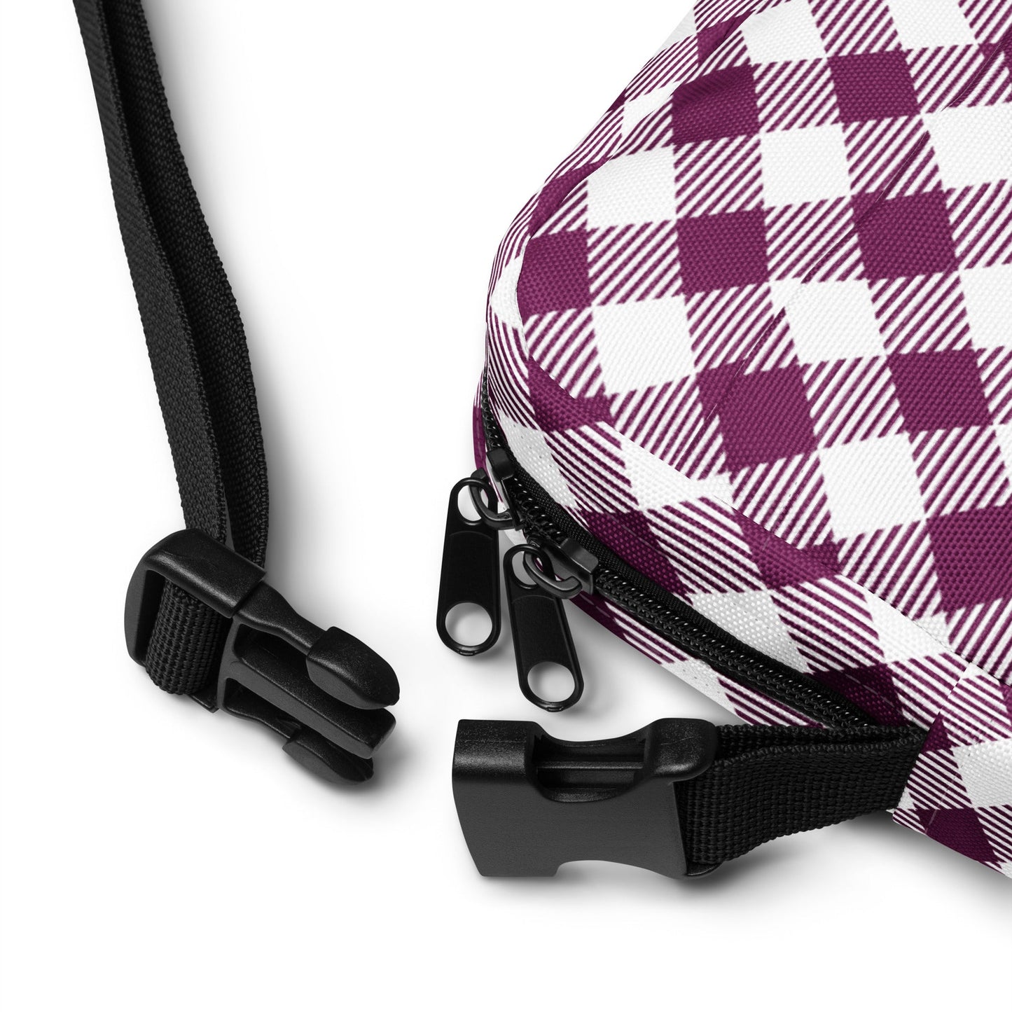 Plum Plaid Crossbody Bag - Merry May