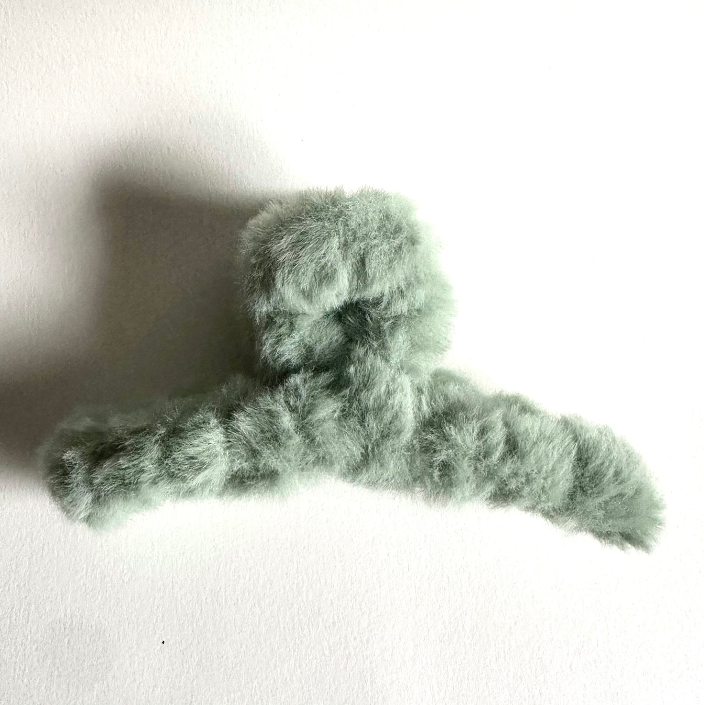 Plush Pastel Faux Fur Hair Claw - Merry May