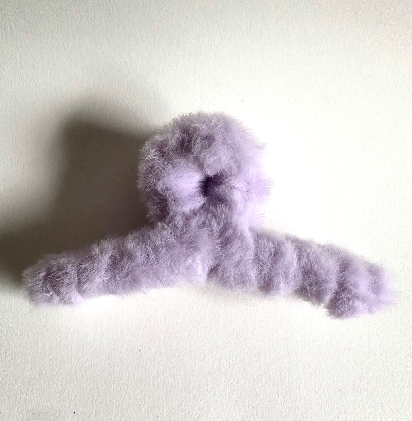 Plush Pastel Faux Fur Hair Claw - Merry May