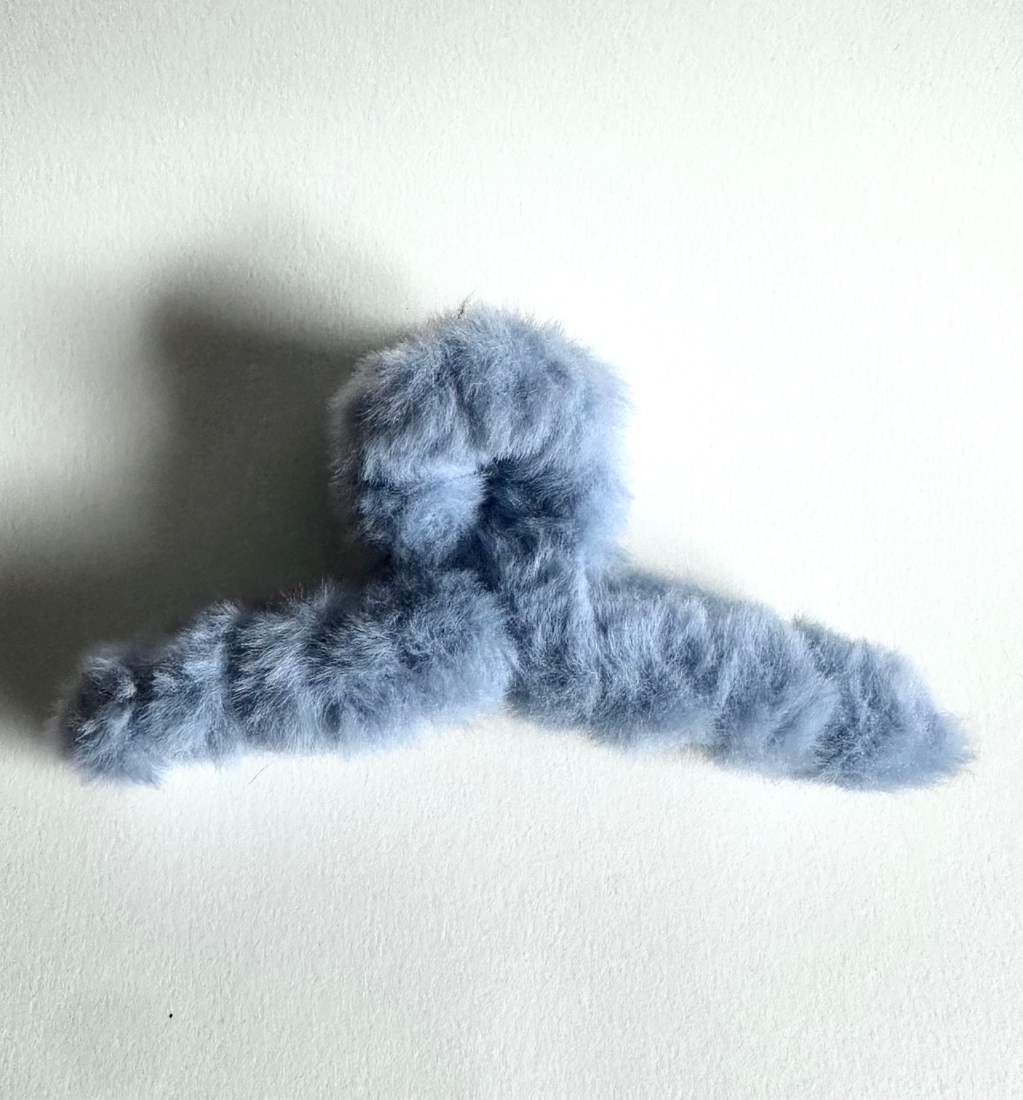 Plush Pastel Faux Fur Hair Claw - Merry May