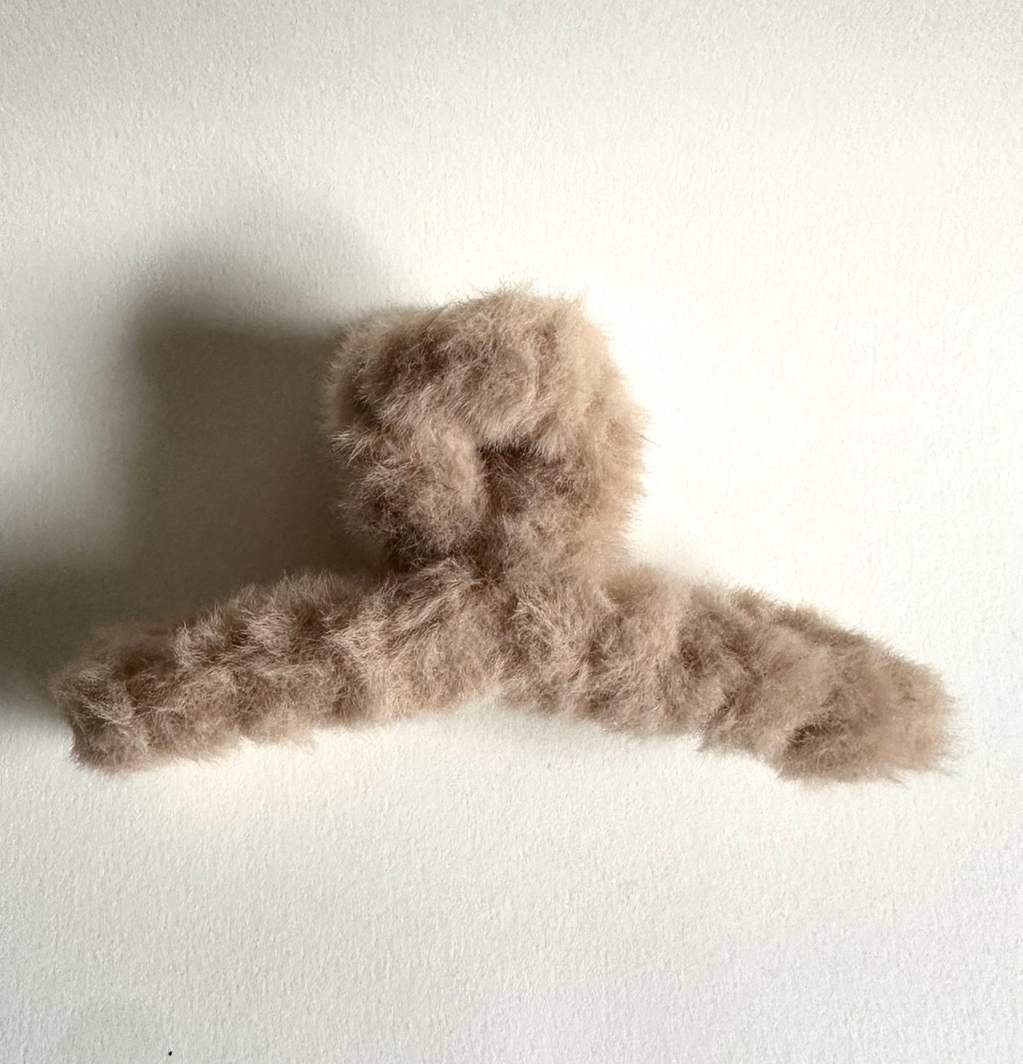 Plush Pastel Faux Fur Hair Claw - Merry May