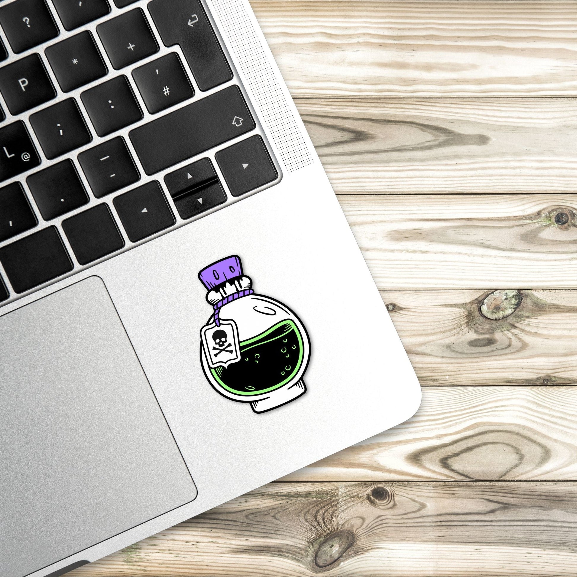 Poison Potion Vinyl Sticker, 2.8” x 3.0” - Merry May
