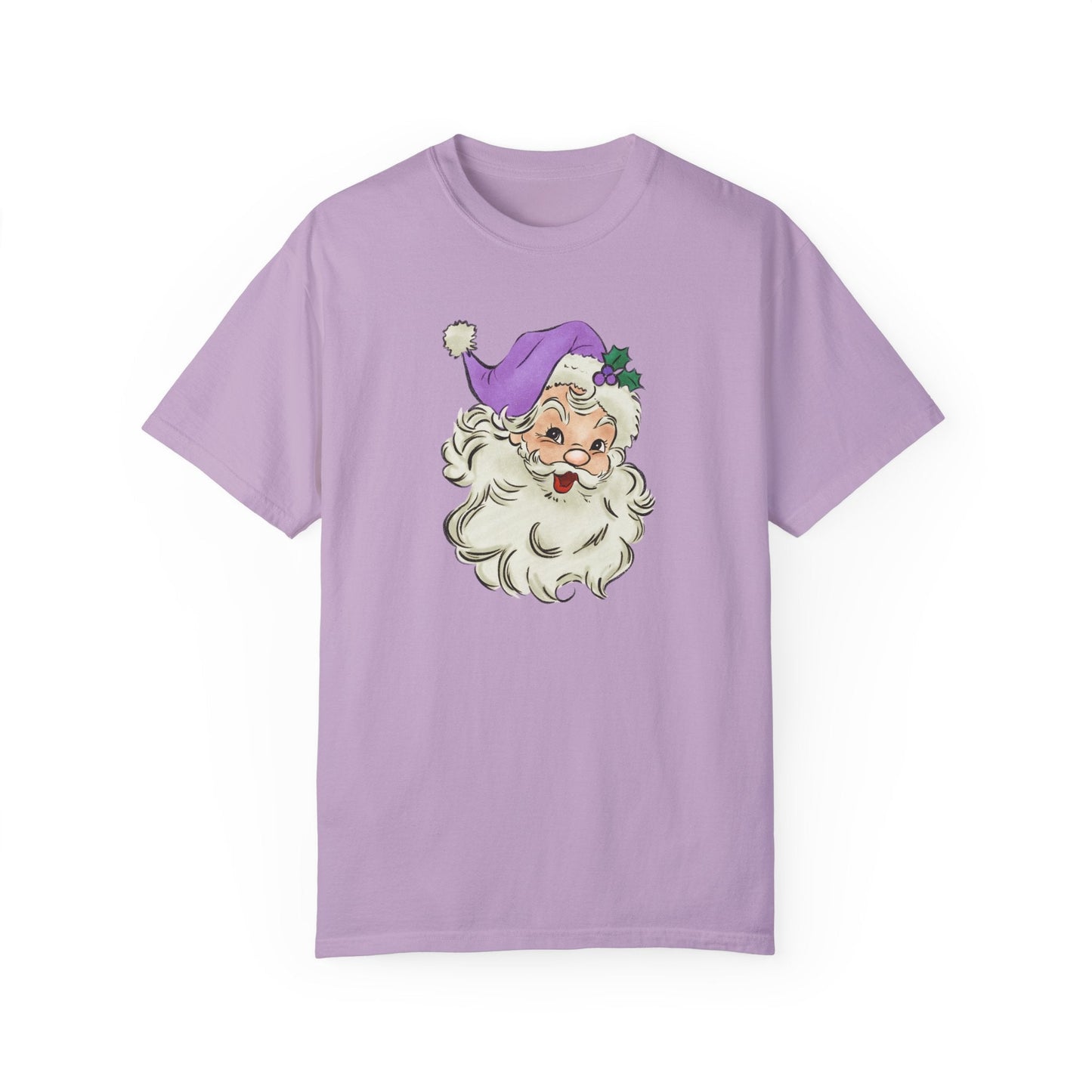 Purple Santa Hat T-shirt - Merry May