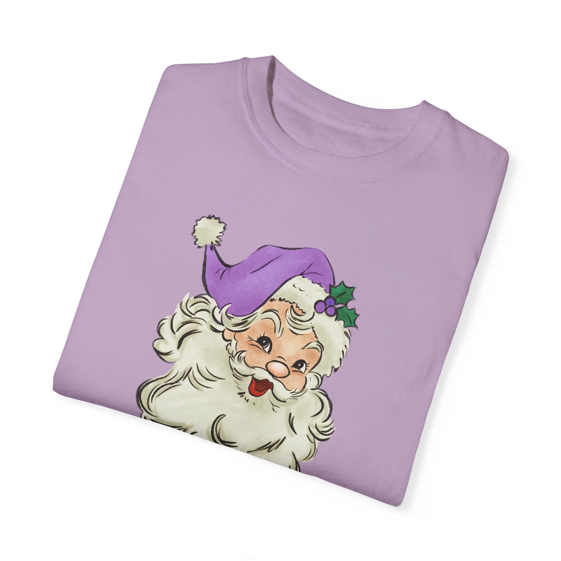 Purple Santa Hat T-shirt - Merry May
