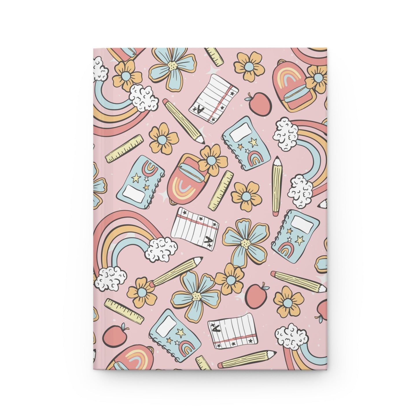 Rainbow Learning Matte Hardcover Journal, 5.75" x 8" - Merry May