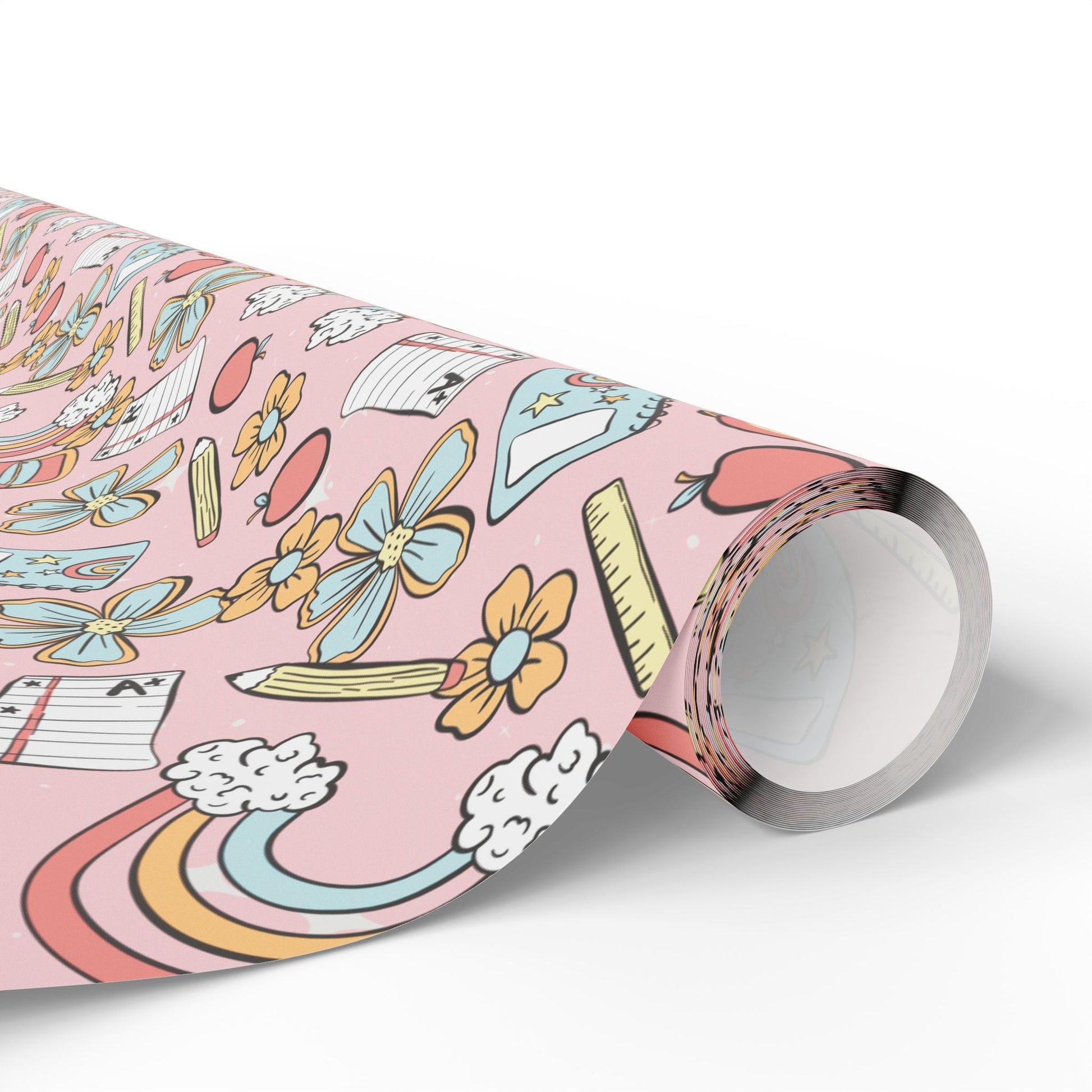 Rainbow Learning Wrapping Paper Roll - Merry May