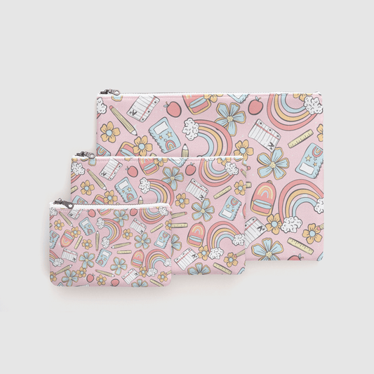 Rainbow Learning Zipper Pouch - Merry May