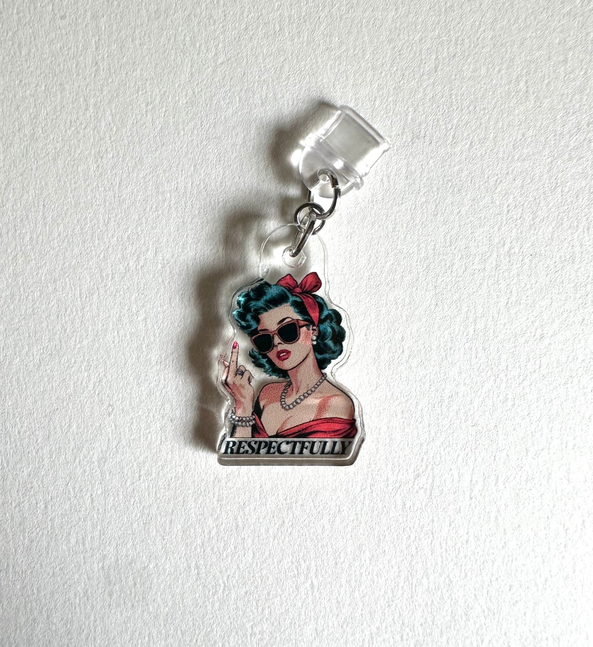 Respectfully Kindle Dust Plug Charm - Merry May