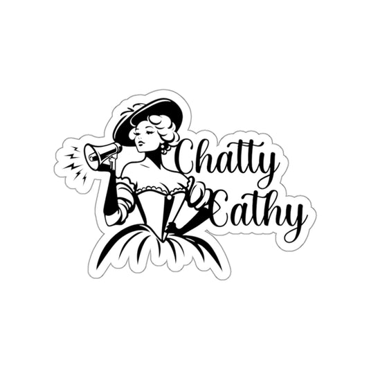 Retro Chatty Cathy Vinyl Sticker, 3" x 2.8" - Merry May