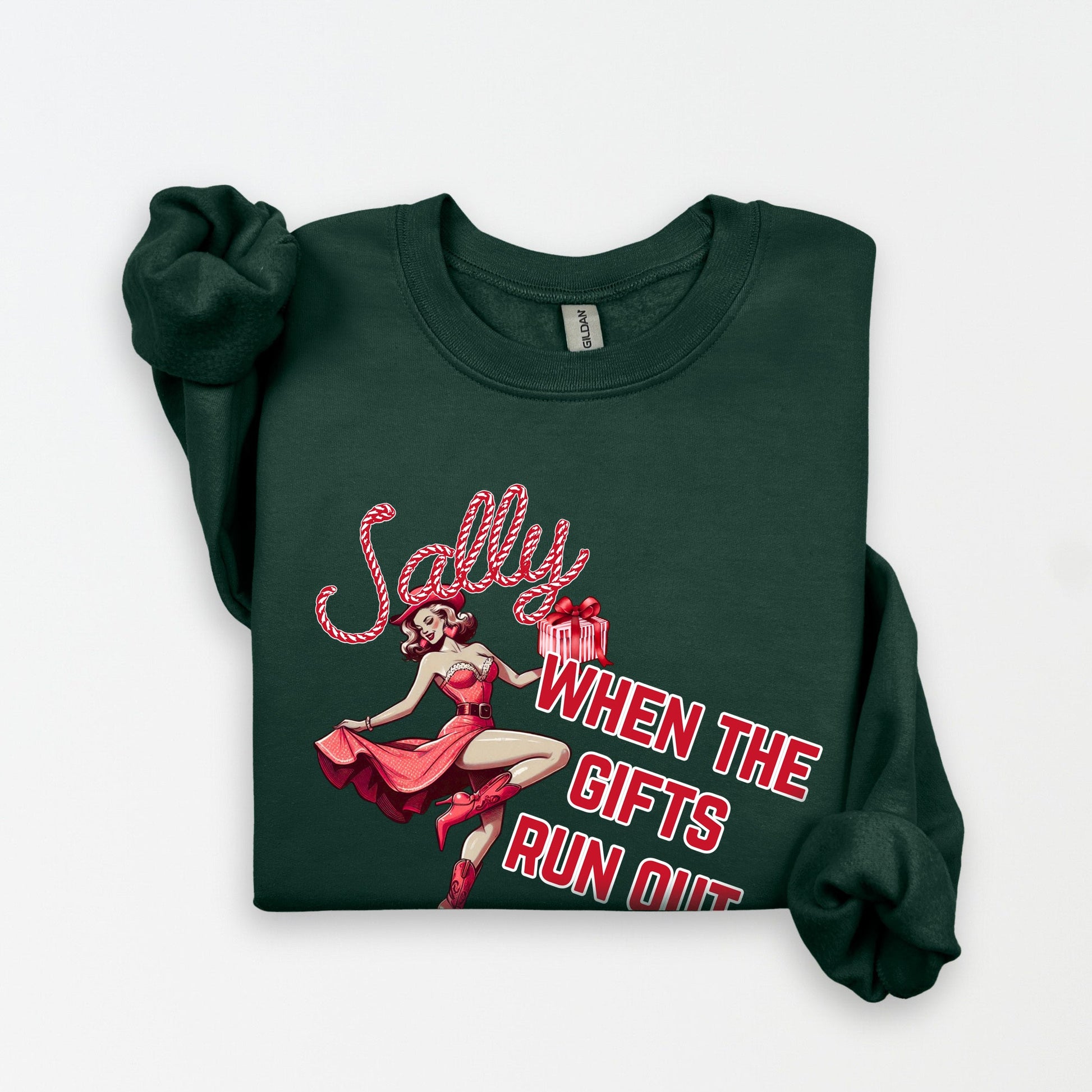 Sally When the Gifts Run Out Sweatshirt - Merry May