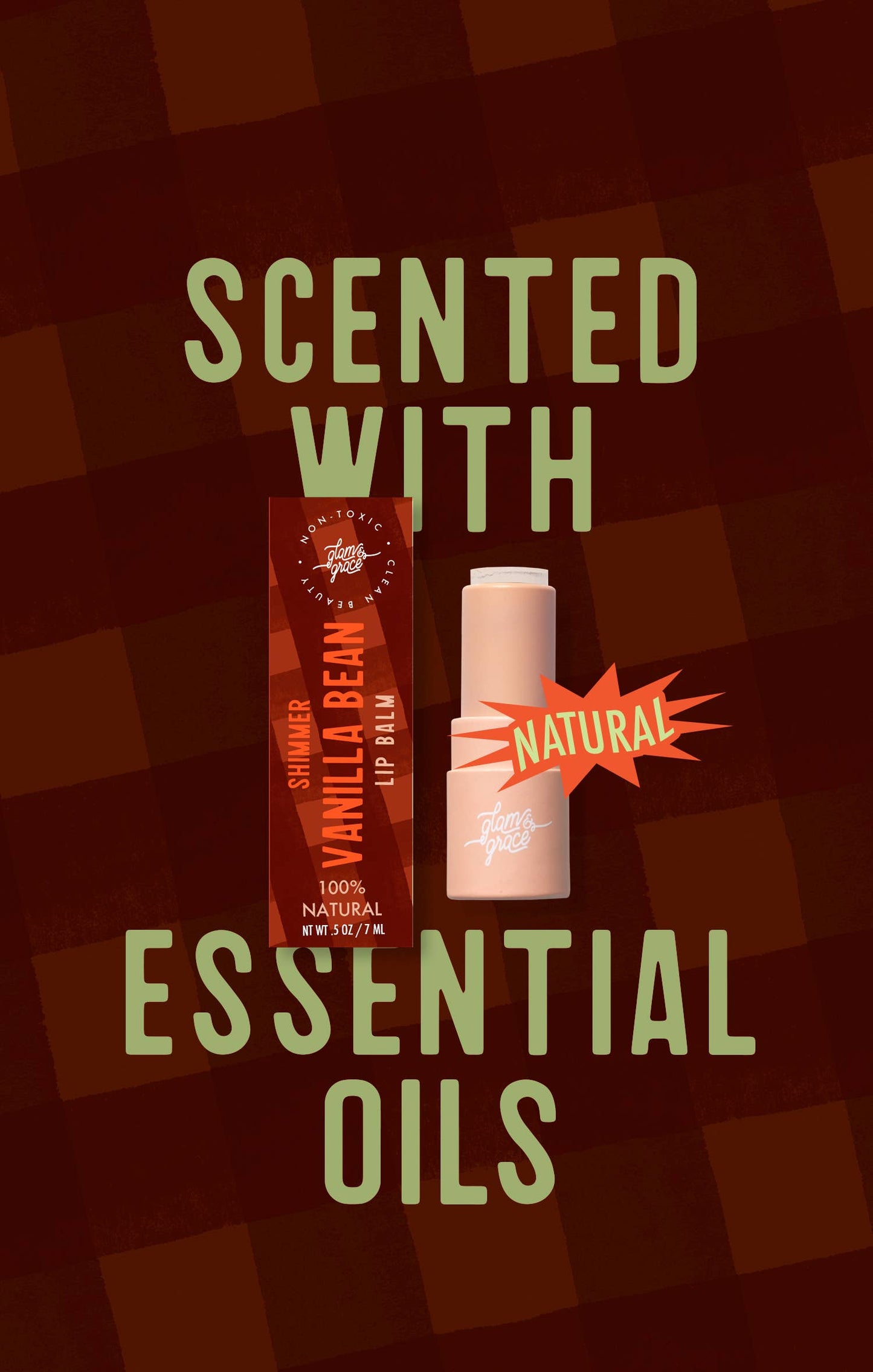 Shimmer Lip Balm - Vanilla Bean - Merry May