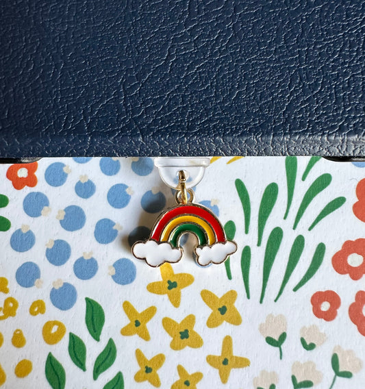 Simple Rainbow Kindle Dust Plug Charm - Merry May