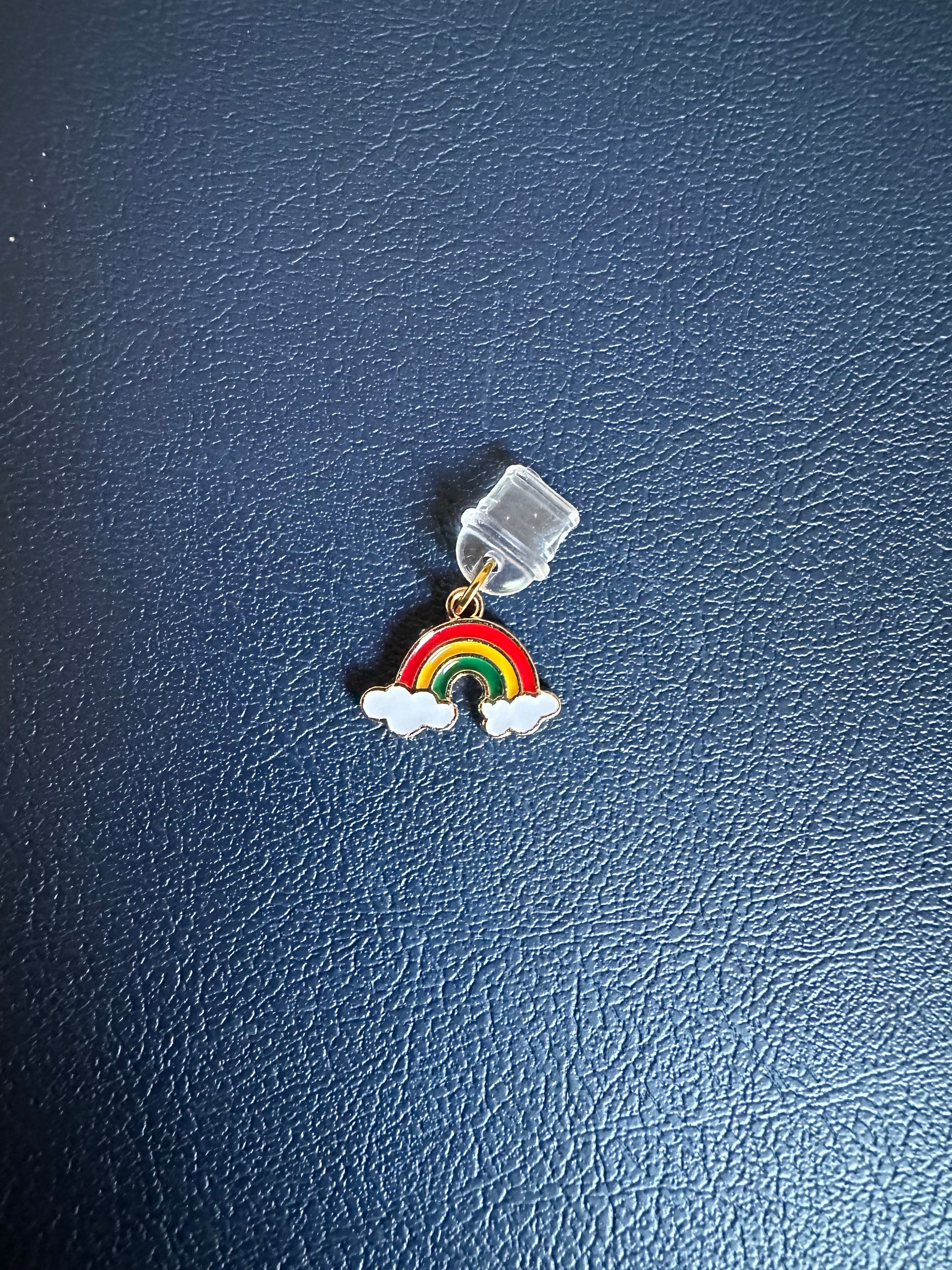 Simple Rainbow Kindle Dust Plug Charm - Merry May
