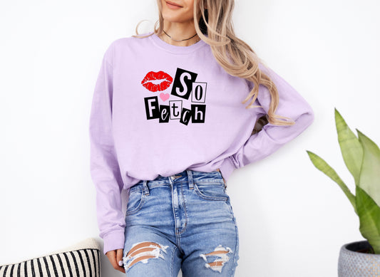 So Fetch Long - Sleeve T-shirt - Merry May