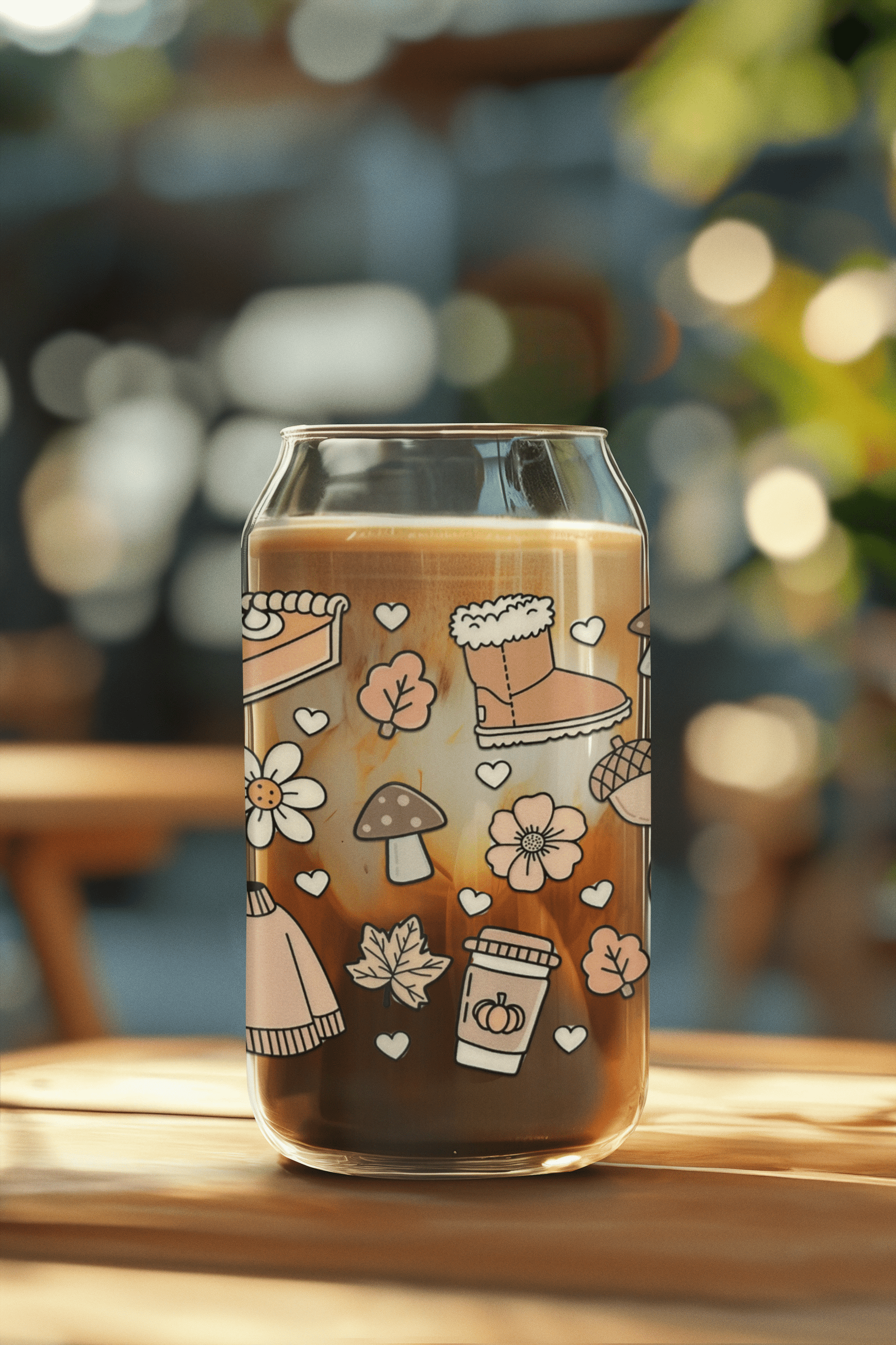 Sweater Weather 16oz. Glass Cup - Merry May