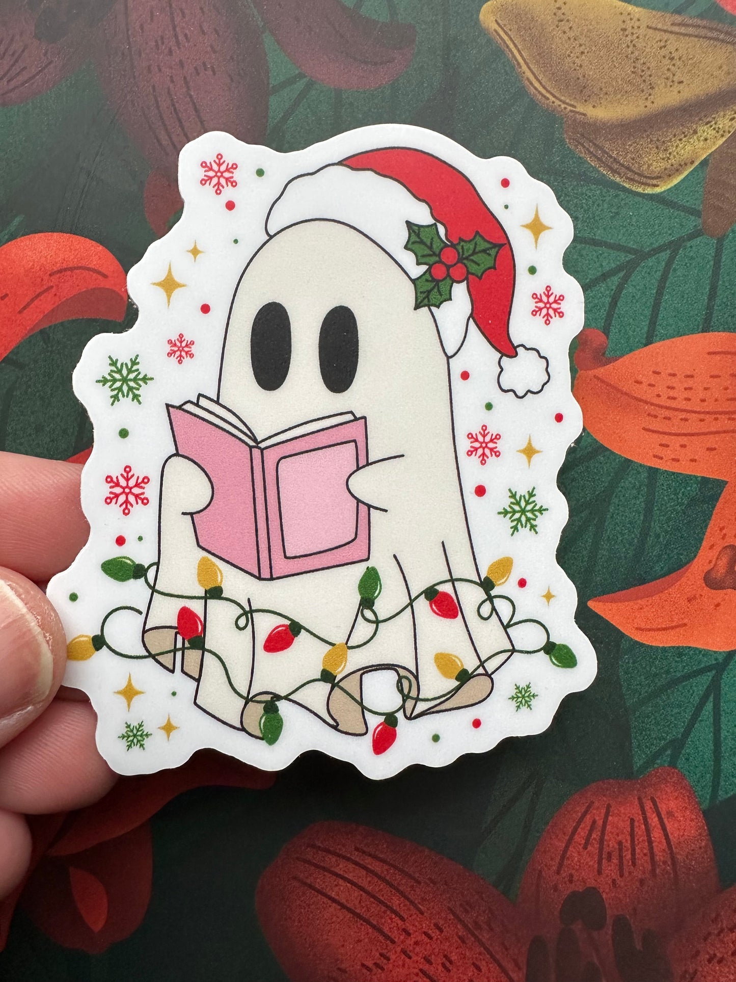 Tangled Up In a Book Vinyl Sticker, 2.6" x 3.0" - Merry May