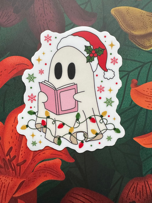 Tangled Up In a Book Vinyl Sticker, 2.6" x 3.0" - Merry May