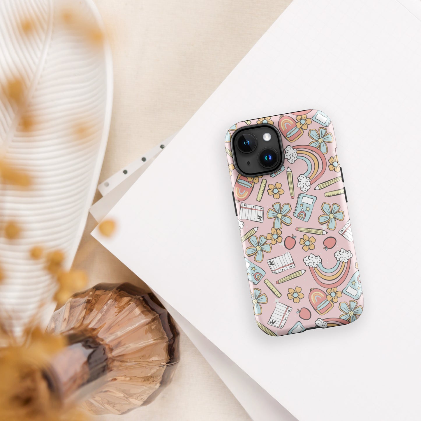 Rainbow Learning Tough Case for iPhone®