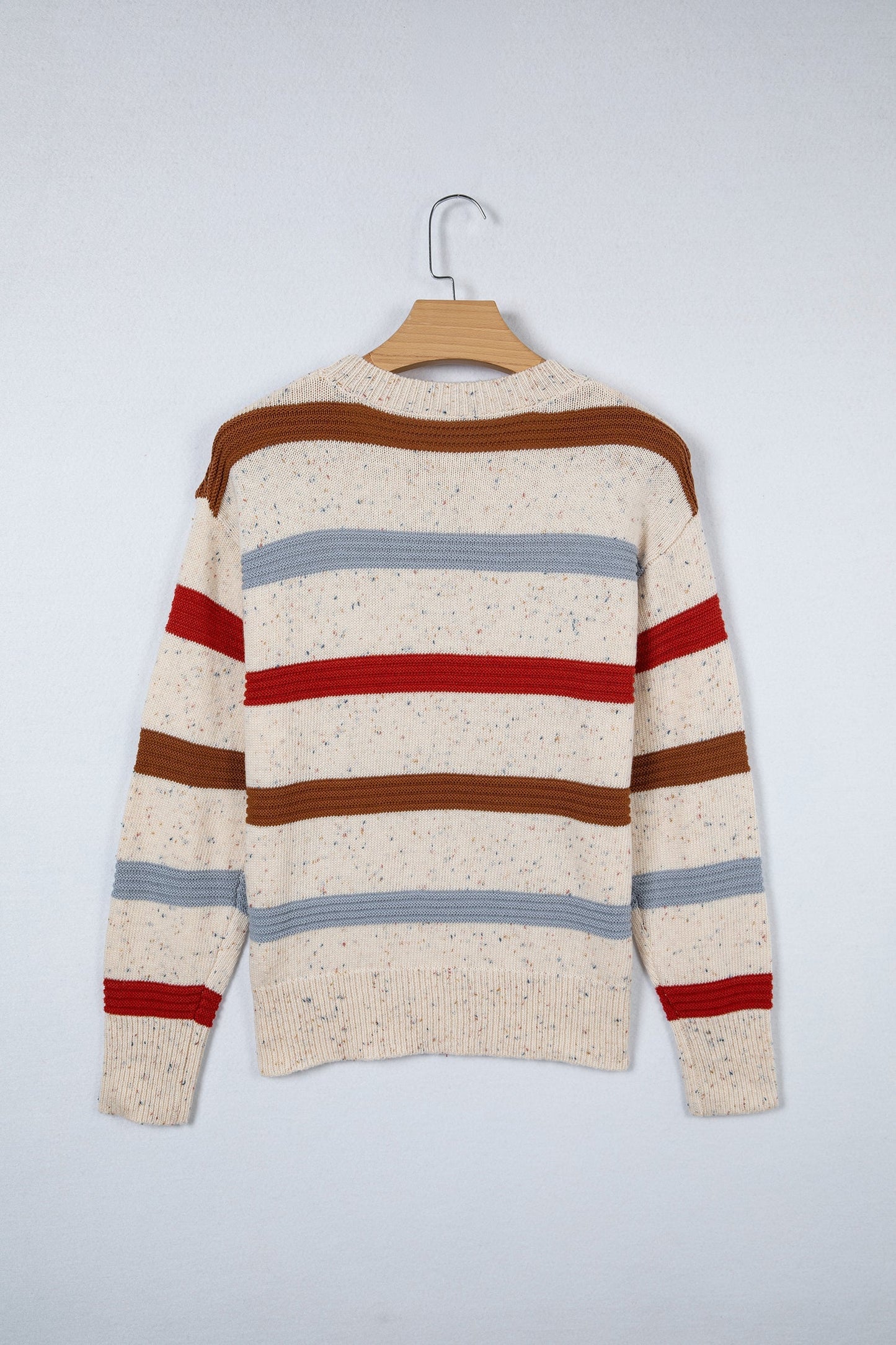 Vivienne Shoulder Heathered Knit Sweater - Merry May