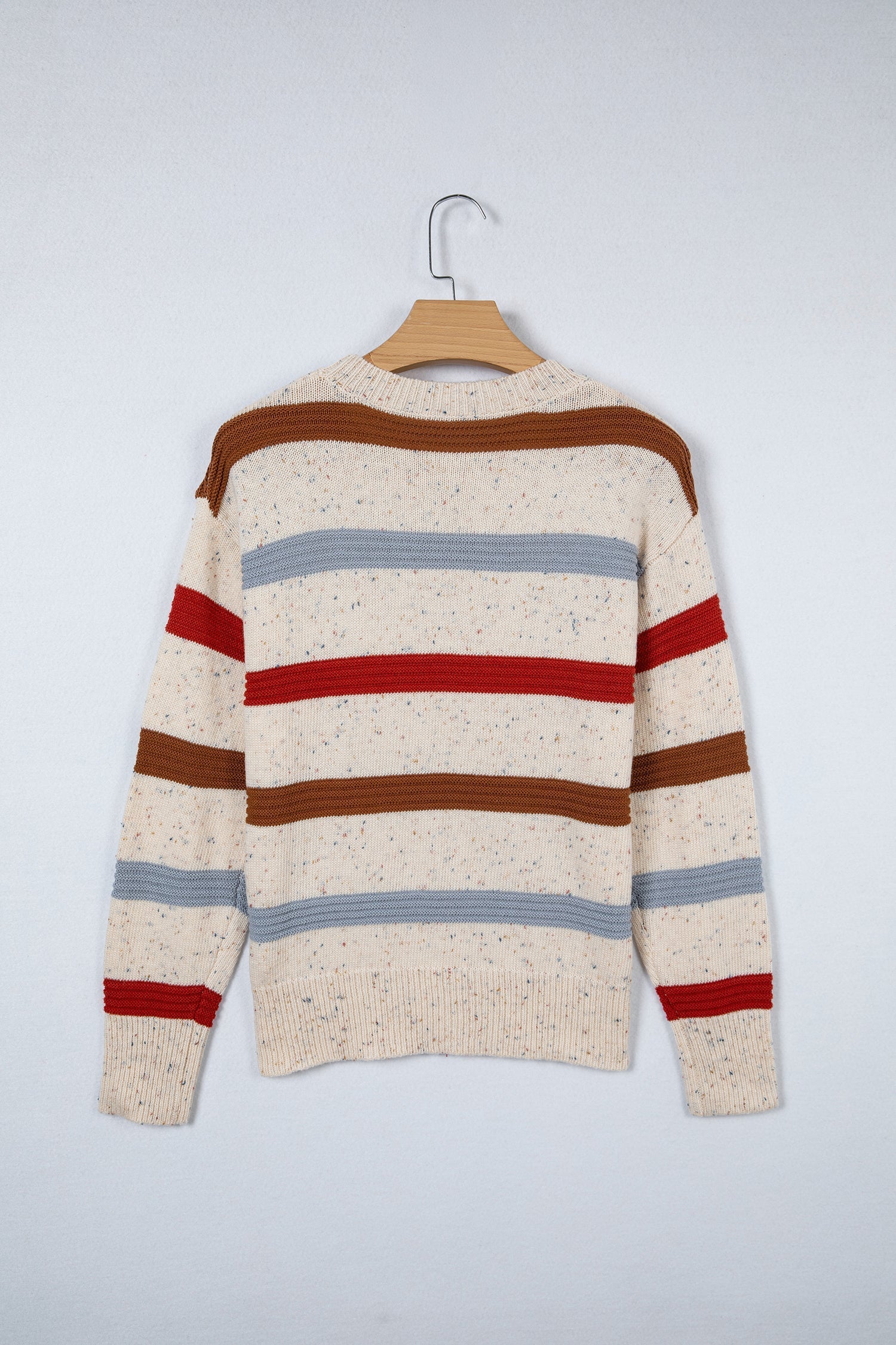 Vivienne Shoulder Heathered Knit Sweater - Merry May