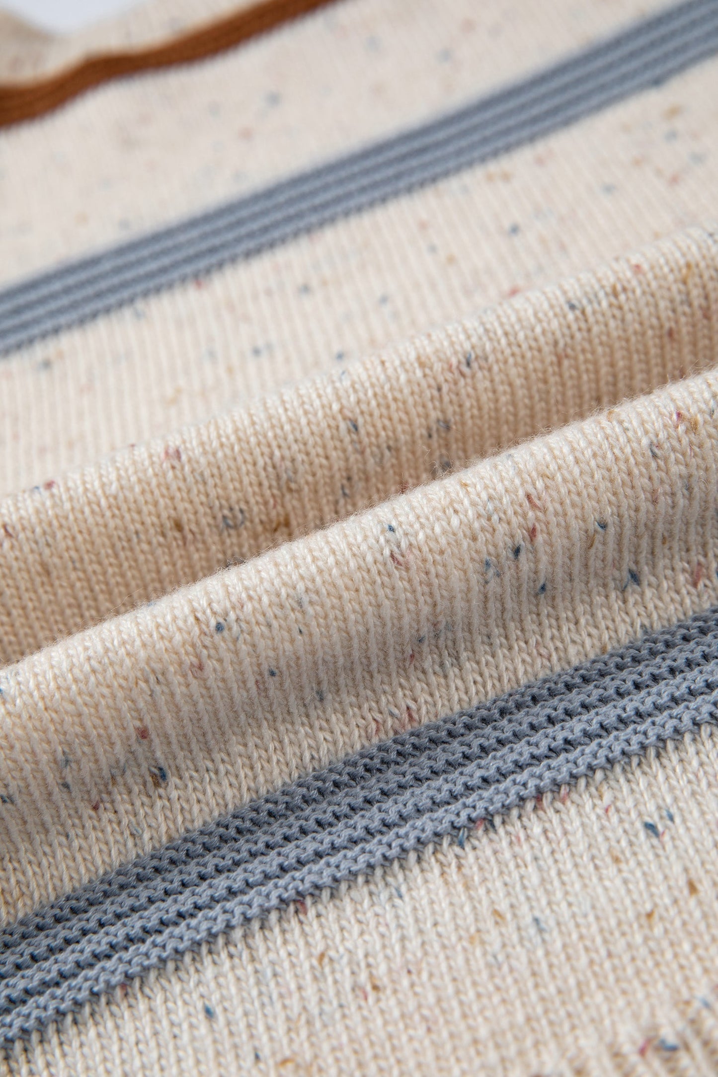 Vivienne Shoulder Heathered Knit Sweater - Merry May