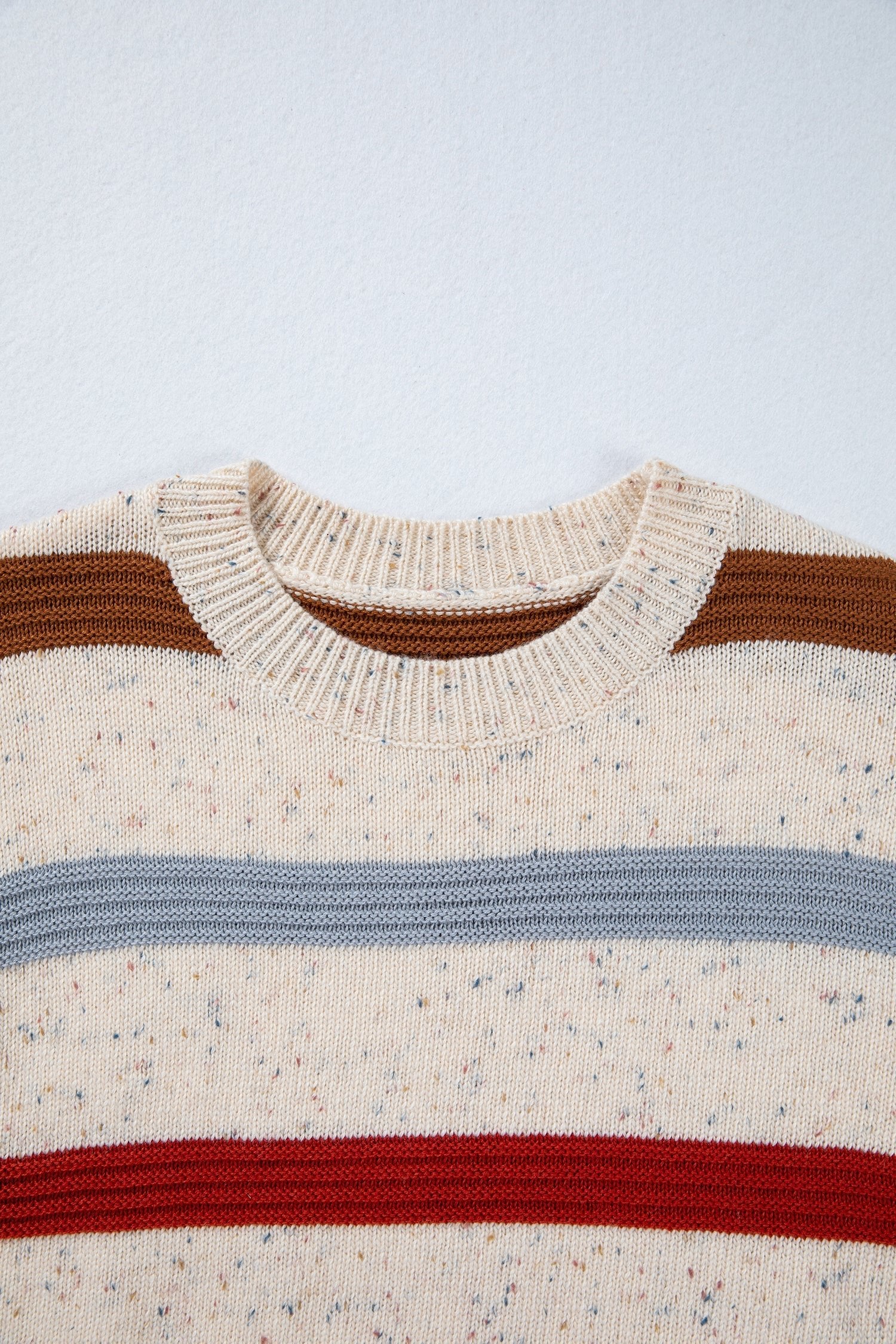 Vivienne Shoulder Heathered Knit Sweater - Merry May